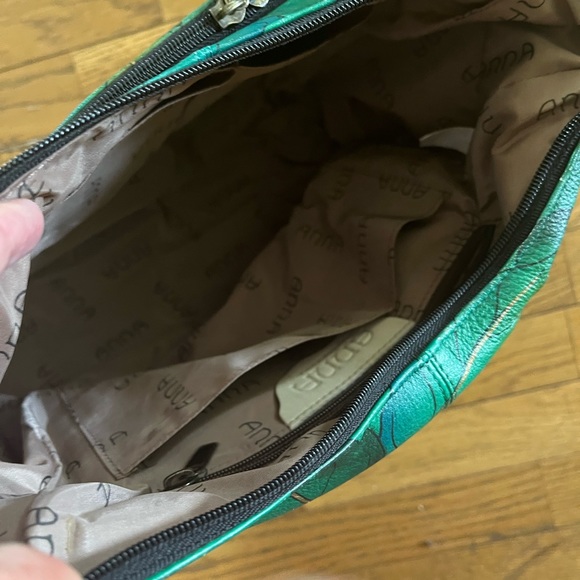 Anuschka Women's Genuine Leather Large Hobo Handbag -FREE SHIPPING - Picture 9 of 11